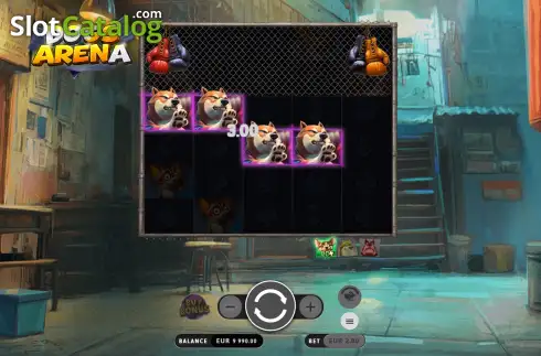 Скрин3. Dogs Arena слот