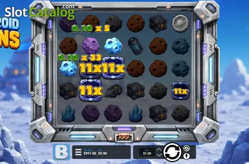 Скрин3. Asteroid Coins слот