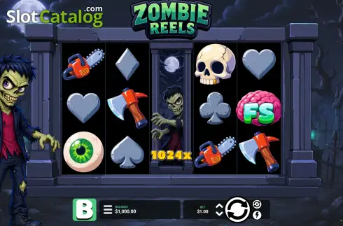 Скрин2. Zombie Reels слот