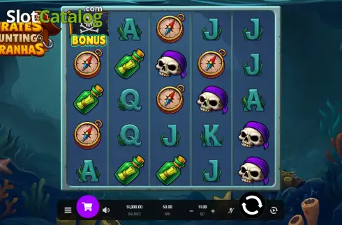 Скрин2. Pirates Hunting Piranhas слот