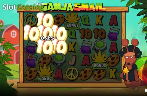 Скрин3. Ganja Snail слот