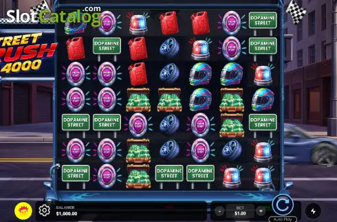 Скрин2. Street Rush 4000 слот