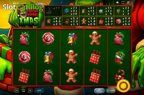 Скрин2. Fright Before Xmas слот