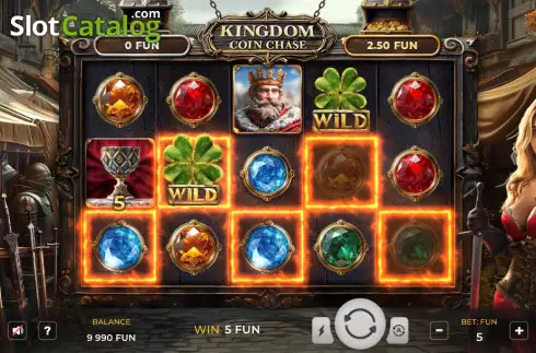 Скрин3. Kingdom: Coin Chase слот