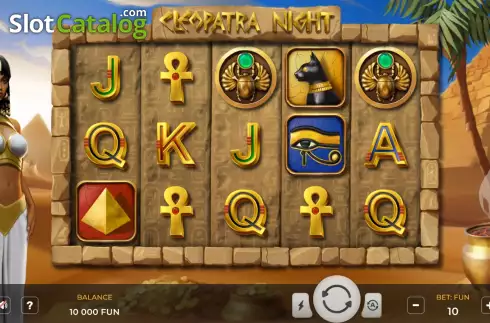 Скрин2. Cleopatra Night слот