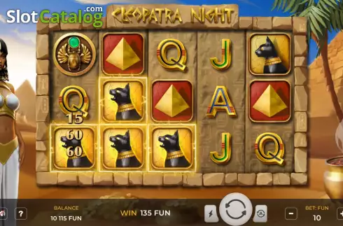 Скрин3. Cleopatra Night слот