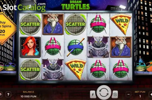 Скрин2. Dream Turtles слот