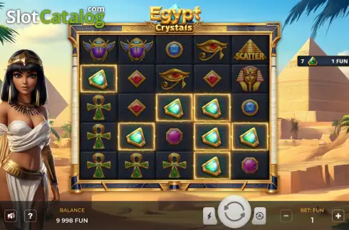 Скрин3. Egypt Crystals слот