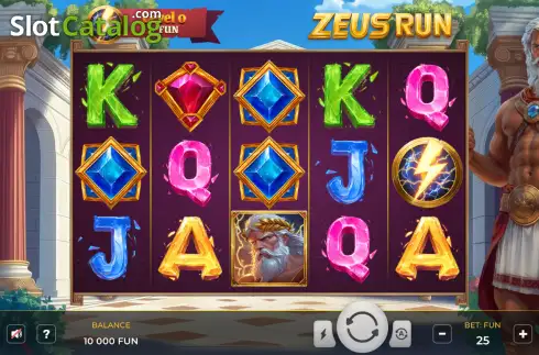 Скрин2. Zeus Run слот