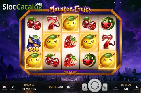 Скрин3. Monster Fruits слот