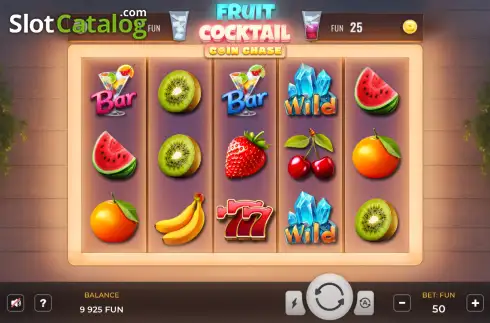 Скрин2. Fruit Cocktail Coin Chase слот