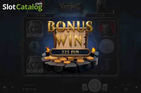Скрин3. Vampiris Coin Chase слот