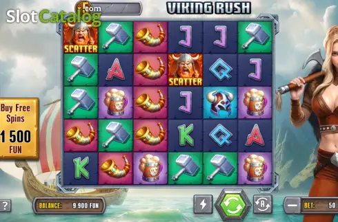 Скрин2. Viking Rush слот