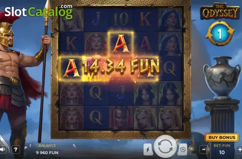 Скрин3. The Odyssey слот