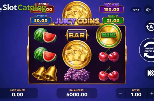 Скрин2. Juicy Coins: Hold and Win слот