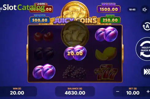 Скрин3. Juicy Coins: Hold and Win слот