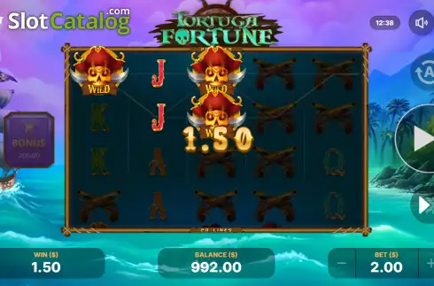 Скрин3. Tortuga Fortune слот