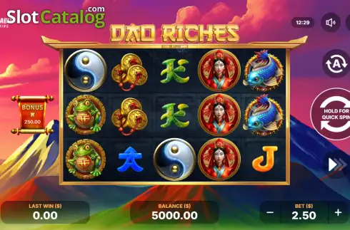 Скрин2. Dao Riches слот