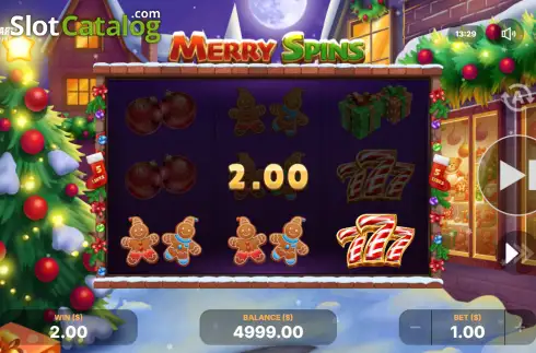 Скрин3. Merry Spins слот