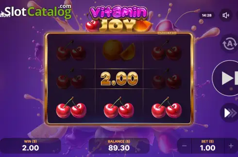 Скрин3. Vitamin Joy слот