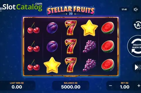 Скрин2. Stellar Fruits 20 слот
