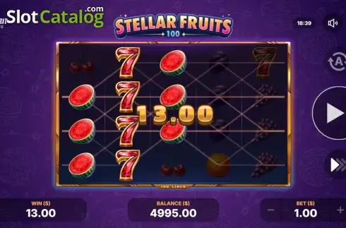Скрин3. Stellar Fruits 100 слот