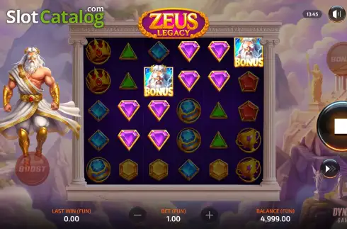 Скрин3. Zeus Legacy слот