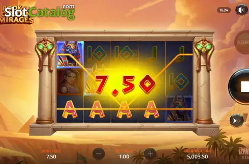 Скрин3. Book of Golden Mirages слот