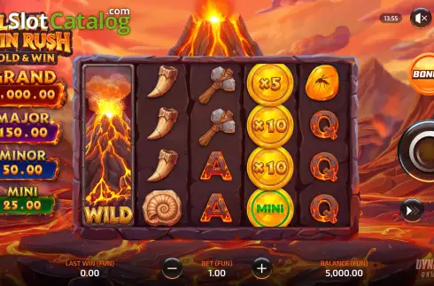 Скрин2. Lava Coin Rush: Hold and Win слот