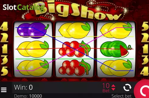 Скрин2. Big Show слот
