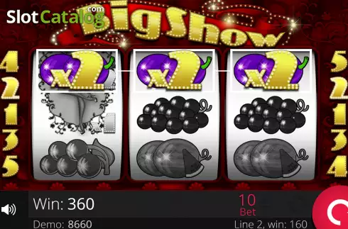 Скрин4. Big Show слот