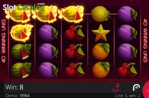 Скрин3. Blazing Reels слот