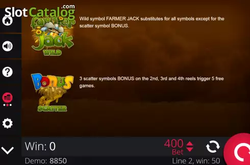 Скрин6. Farmer Jack слот