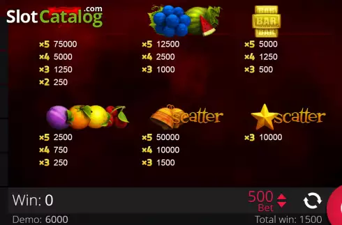 Скрин5. Flaming Spins (e-gaming) слот
