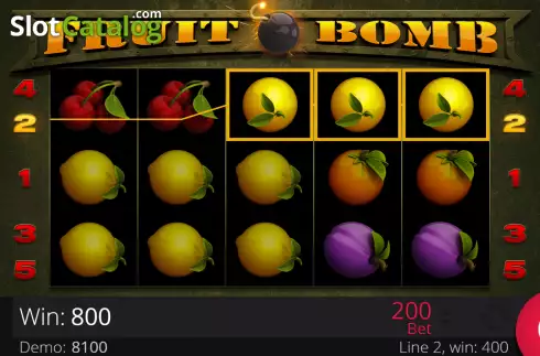 Скрин3. Fruit Bomb слот