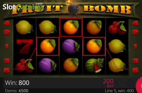 Скрин4. Fruit Bomb слот