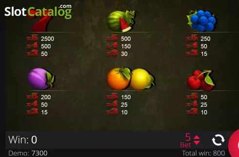 Скрин5. Fruit Bomb слот