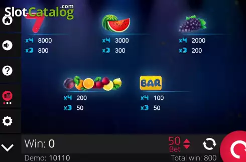 Скрин5. Frutty Lab слот