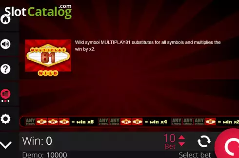 Скрин8. Multiplay 81 слот