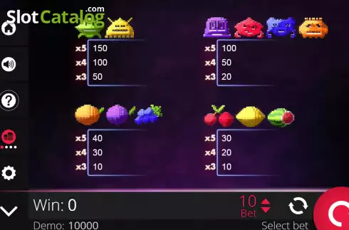 Скрин9. Pixi Fall слот