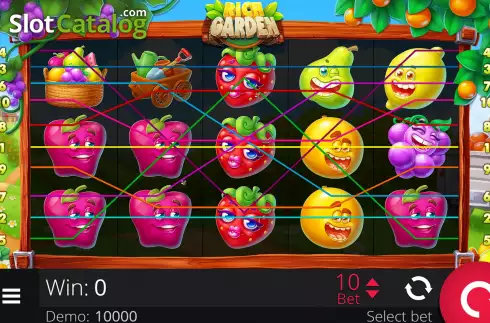 Скрин2. Rich Garden слот