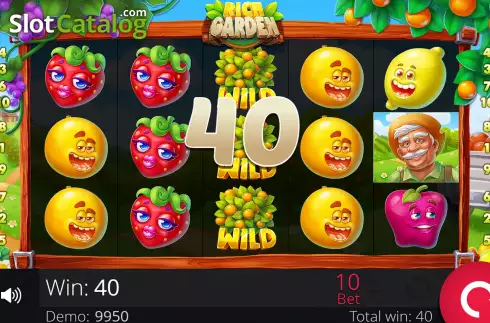 Скрин3. Rich Garden слот