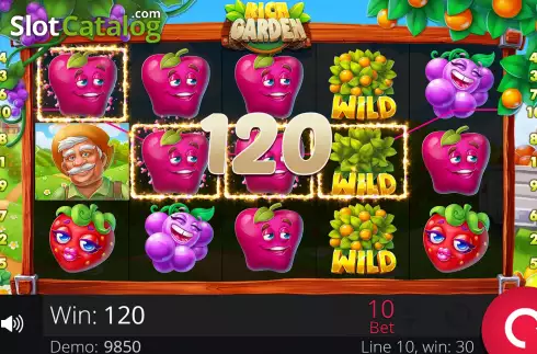 Скрин4. Rich Garden слот