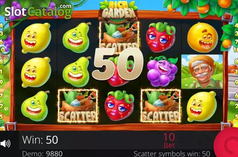 Скрин5. Rich Garden слот