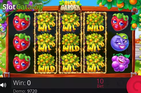 Скрин6. Rich Garden слот