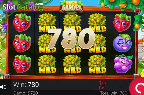 Скрин7. Rich Garden слот