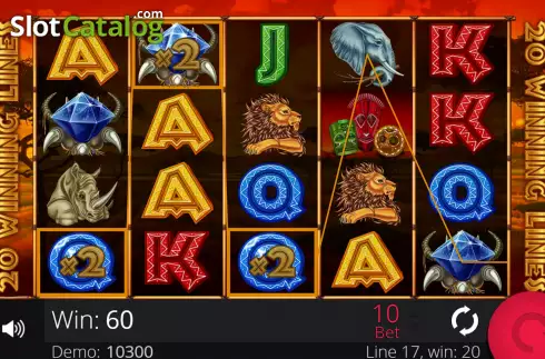 Скрин5. Savanna Sunrise Deluxe слот