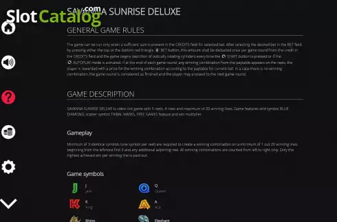 Скрин9. Savanna Sunrise Deluxe слот