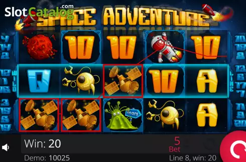 Скрин3. Space Adventure (e-gaming) слот