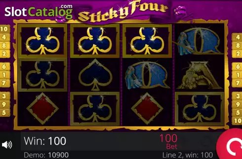 Скрин4. Sticky Four слот